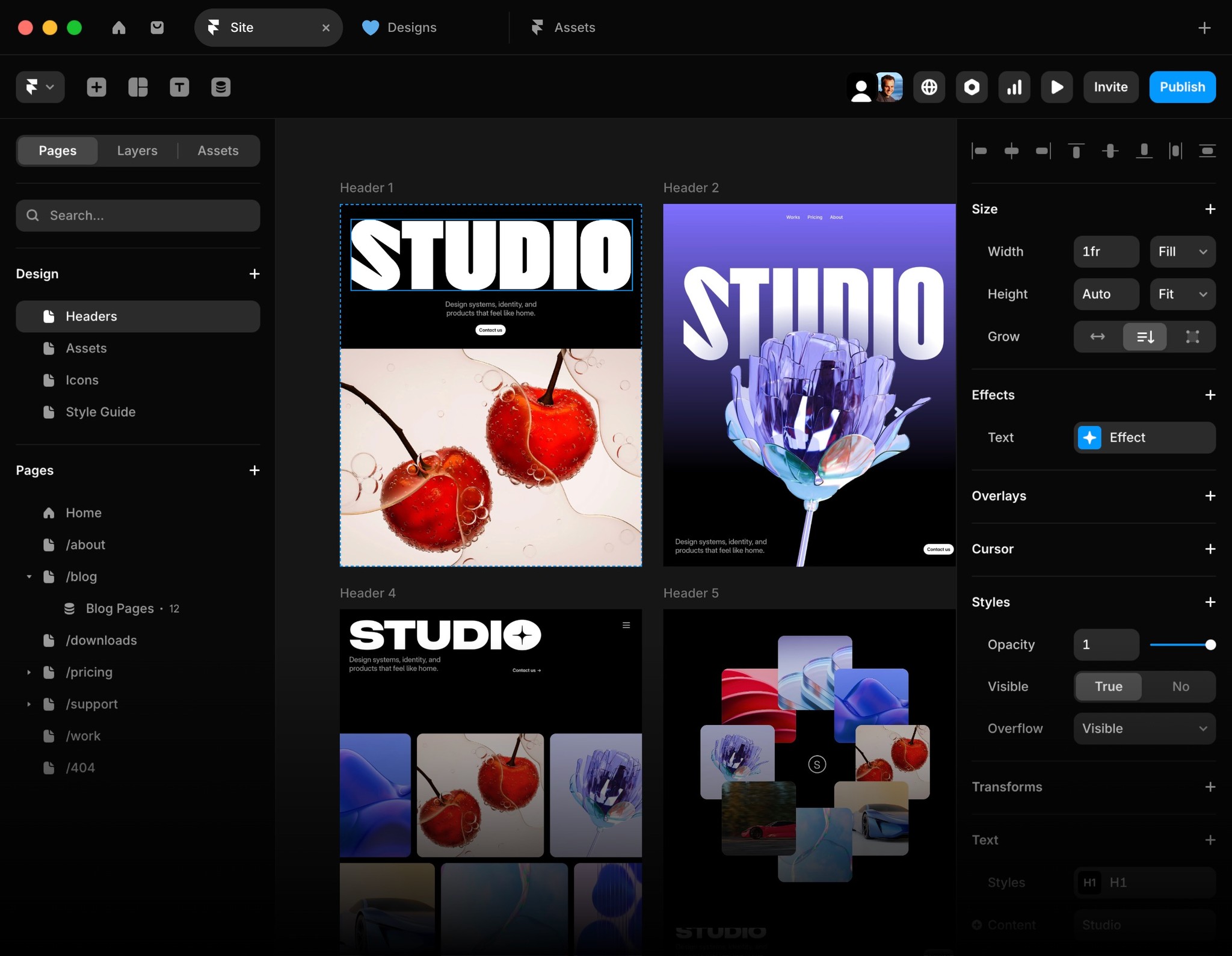 Framer: Build beautiful websites without code