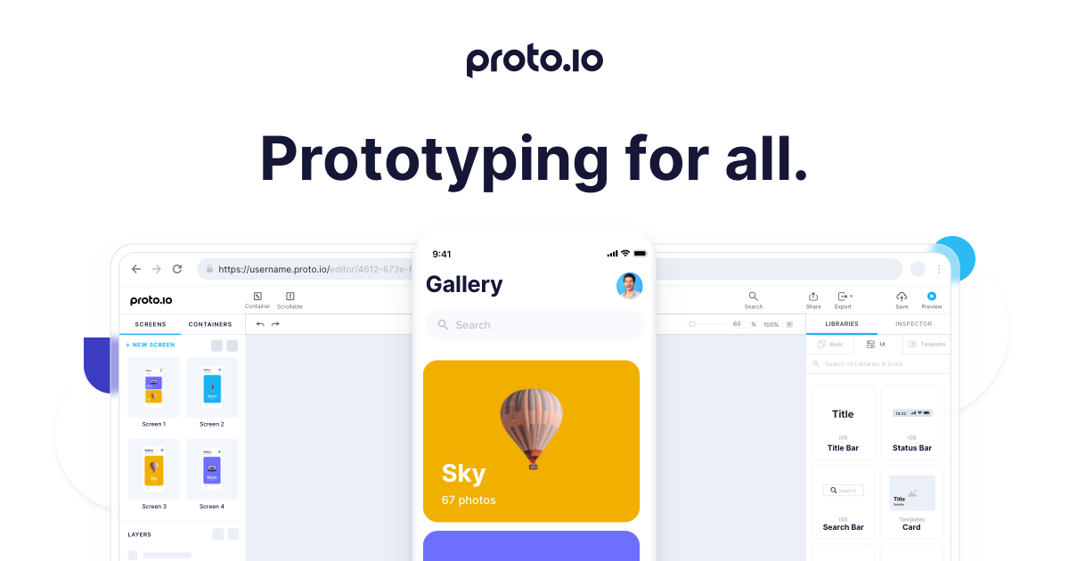 Proto.io - Prototyping for all