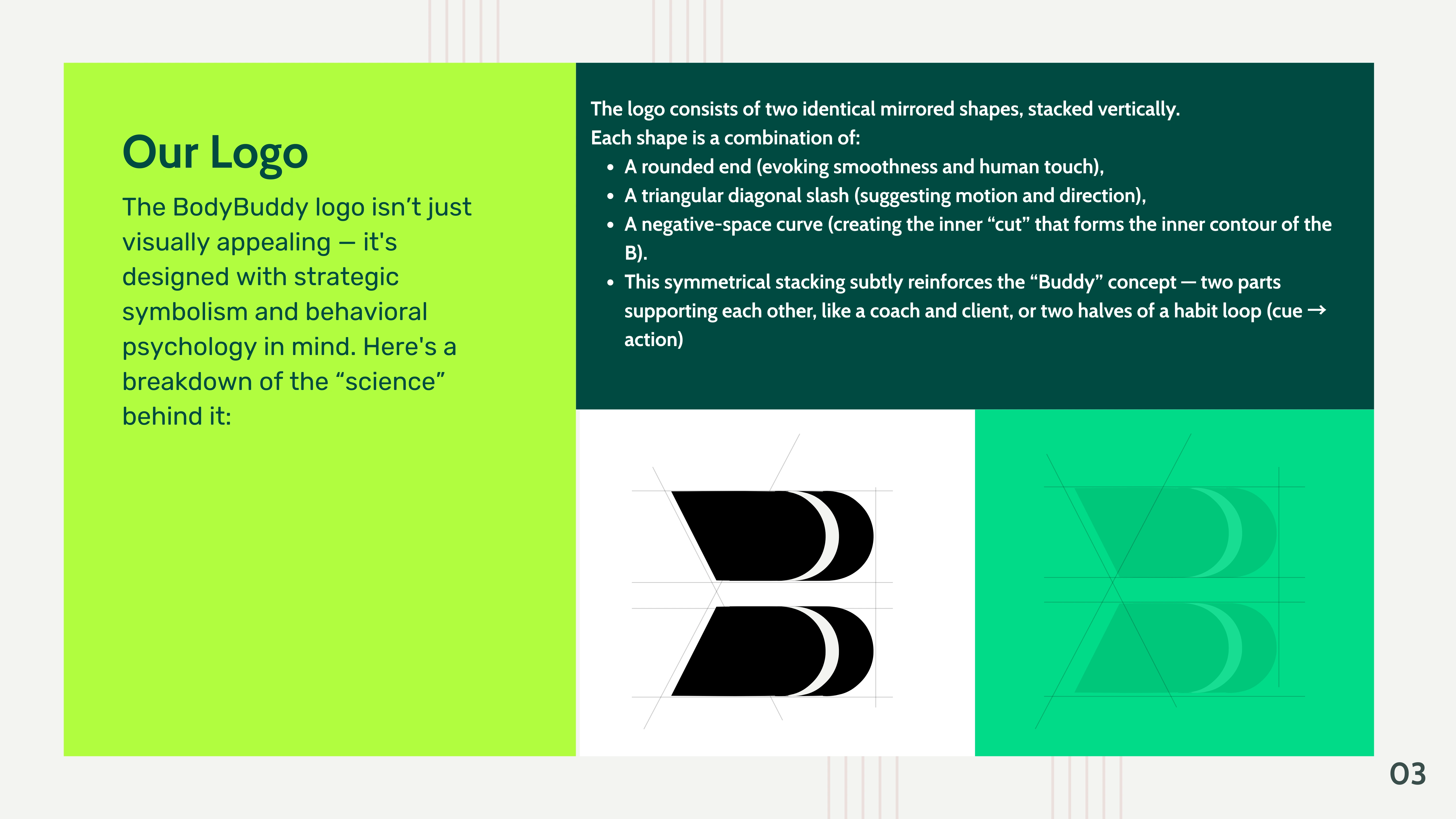 BodyBuddy logo design and rationale